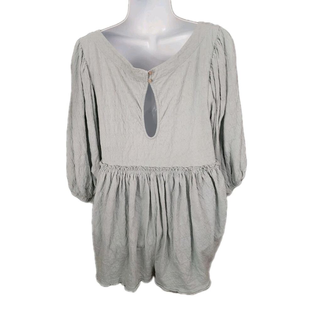 Free People Beach Beyond Obsessed Babydoll Romper Small Coastal Cowgirl Summer - Picture 6 of 11
